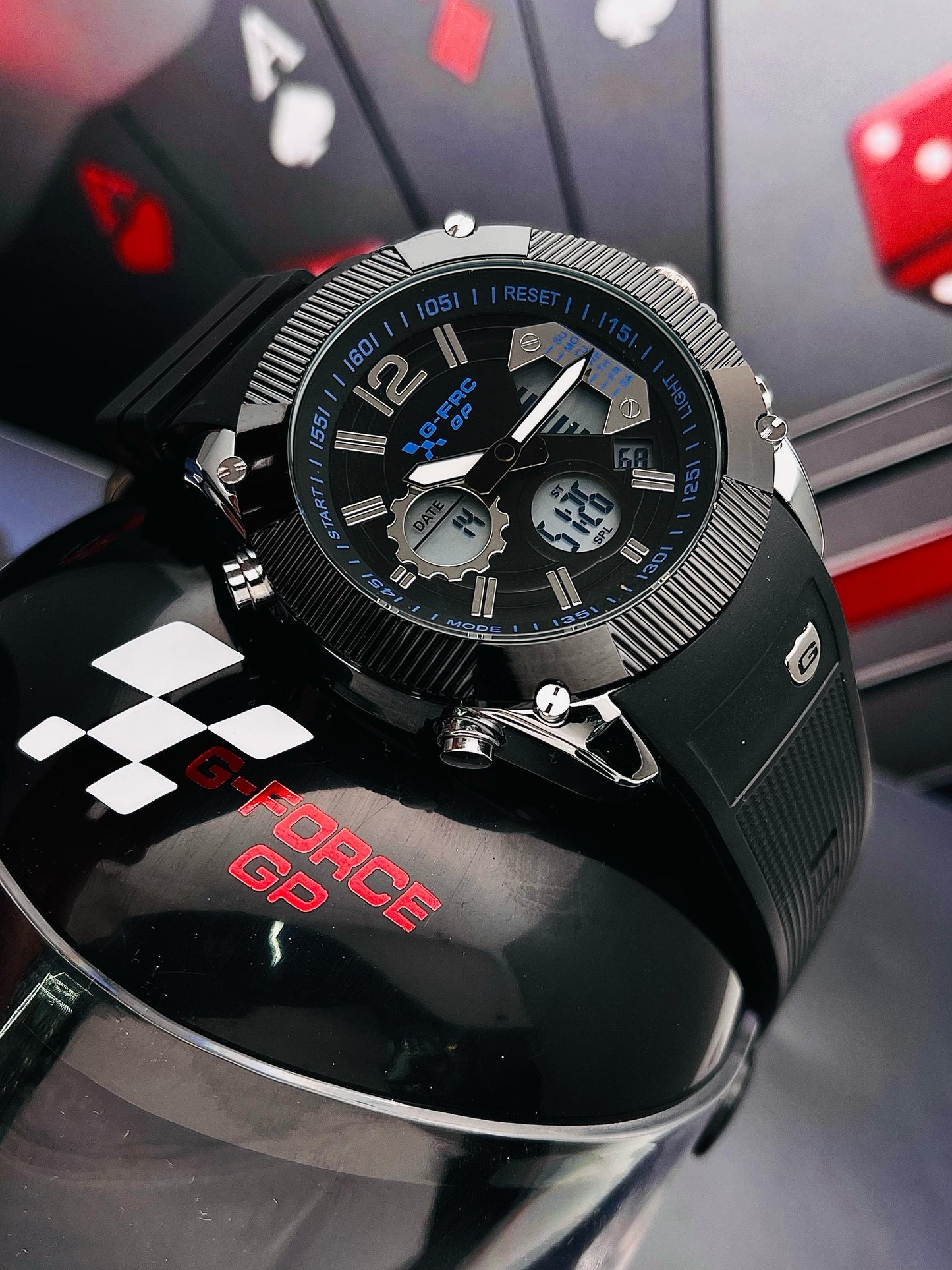 Reloj G-Force Moto-GP — Estilo Racing