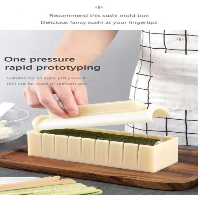 Molde para Hacer Sushi Multifuncional: 4 Formas en 1 | Cocina Creativa