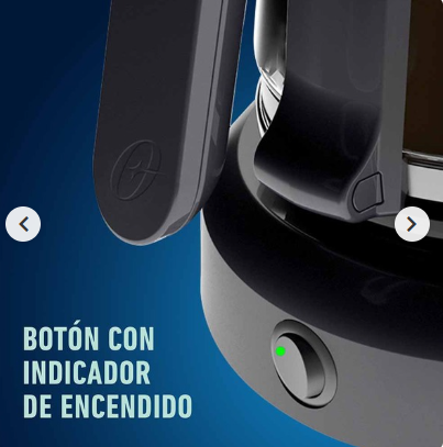 Cafetera Oster de 12 Tazas con Jarra de Vidrio 1,8 L — Filtro Permanente y Mantiene Caliente