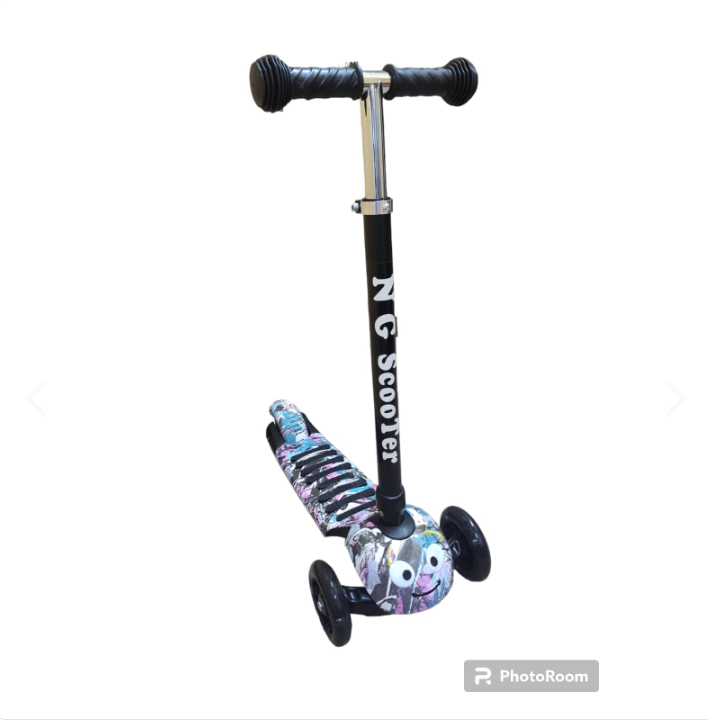 Patineta Scooter Monopatín Gusano 3 – Diversión y Seguridad para tu Hijo