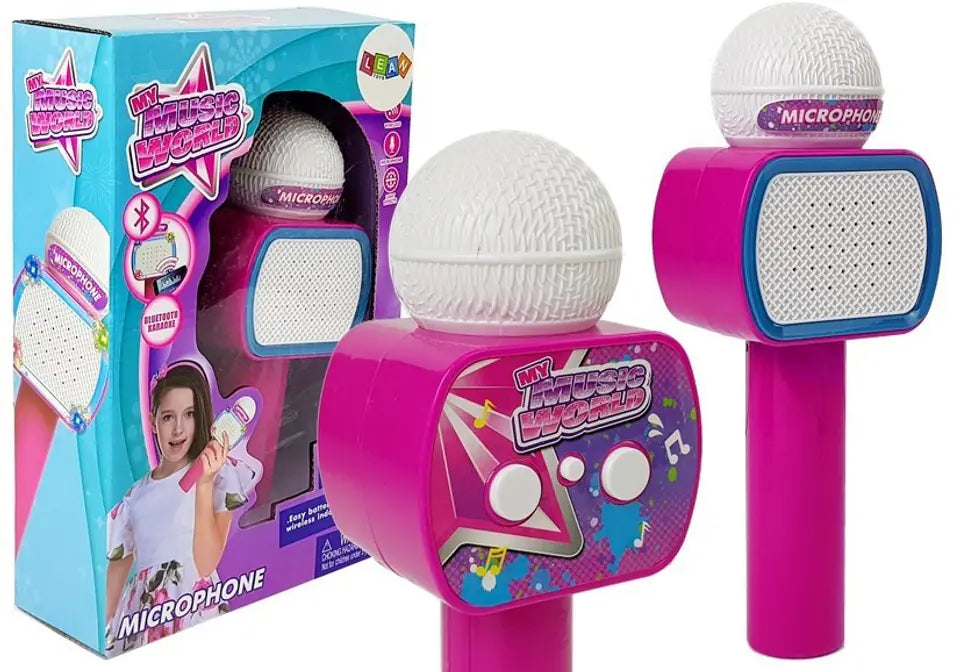 Micrófono Karaoke Infantil Inalámbrico con Luces LED - vista principal