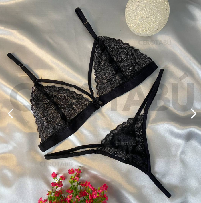 Conjunto Lencería Ropa Interior LEN001 – Clásico Encaje