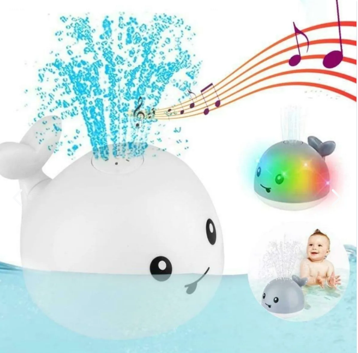 Juguete De Baño Ballena Rociador – Diversión En La Tina