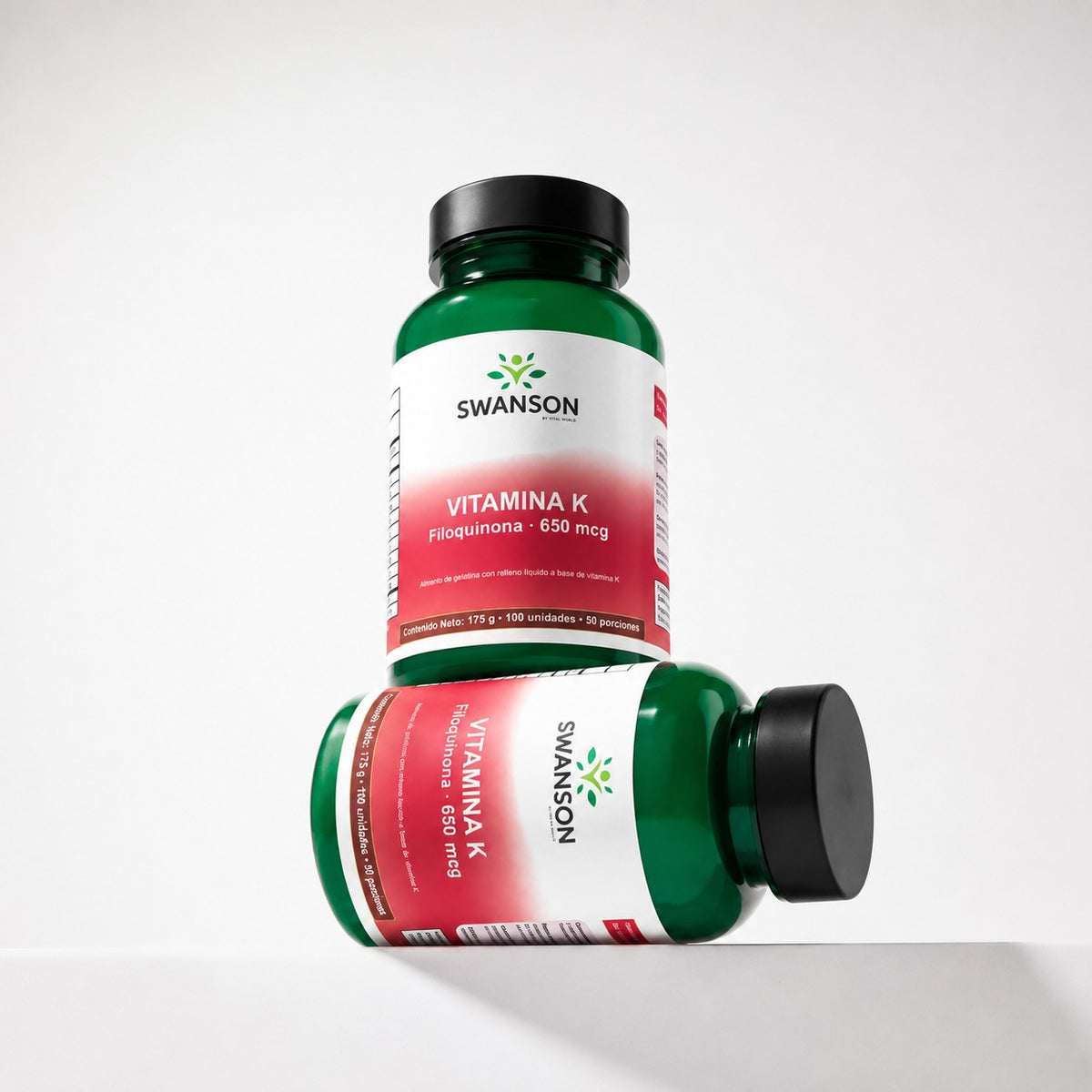 Vitamina K Swanson by Vital World | Apoyo Cotidiano - vista frontal