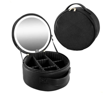 Organizador de Maquillaje Portátil con Espejo LED - detalle adicional
