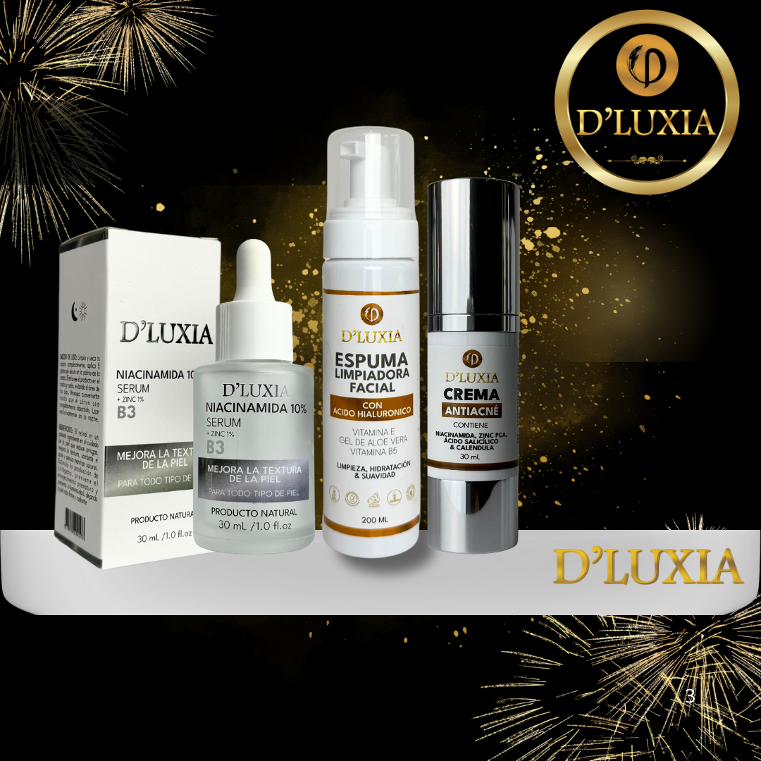 Kit Facial 3 Pasos Niacinamida – Limpieza y Control de Acné - vista principal