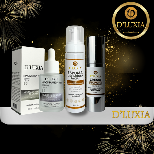 Kit Facial 3 Pasos Niacinamida – Limpieza y Control de Acné - vista principal