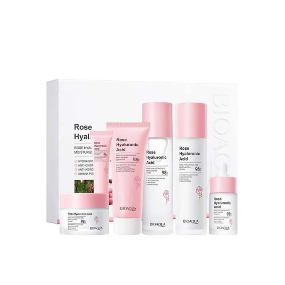 Kit Facial Bioaqua de Rosas – Hidratación con ácido - detalle