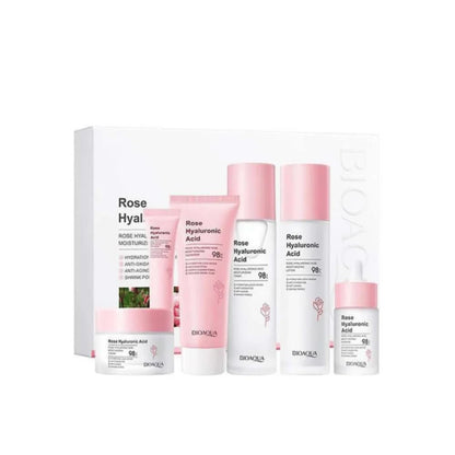 Kit Facial Bioaqua de Rosas – Hidratación con ácido - detalle