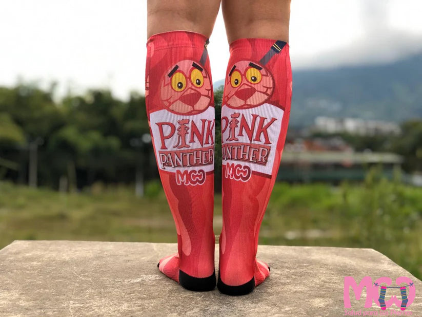 Medias de Compresión Media Pantera Rosa, 15-20 mmHg - detalle adicional