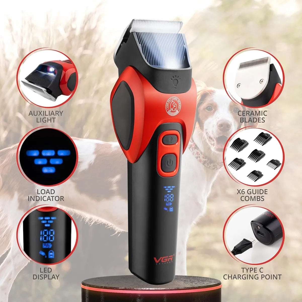 Máquina de Corte VGR V-208 para Mascotas - vista alternativa