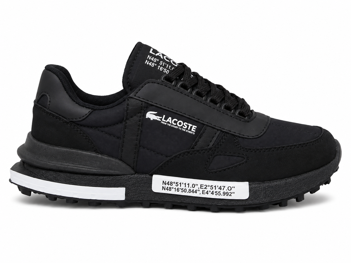 Tenis Lacoste N48 Caballero: Perfil Clásico con Toque - vista lateral