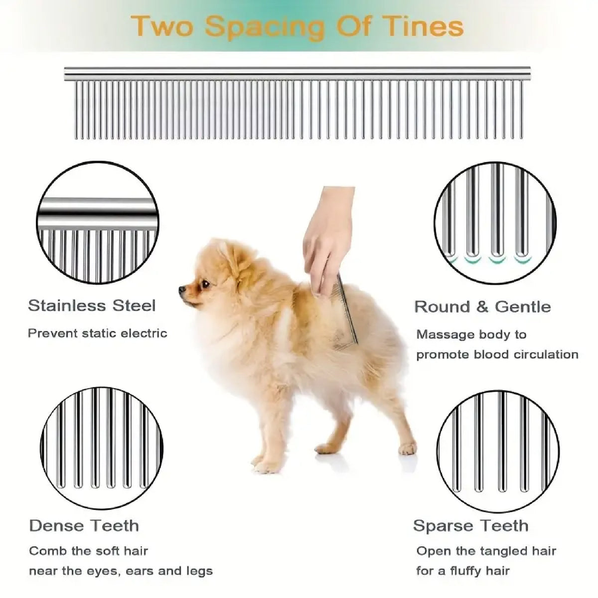 Kit de Tijeras para Peluquería Canina 3 en 1 - vista alternativa