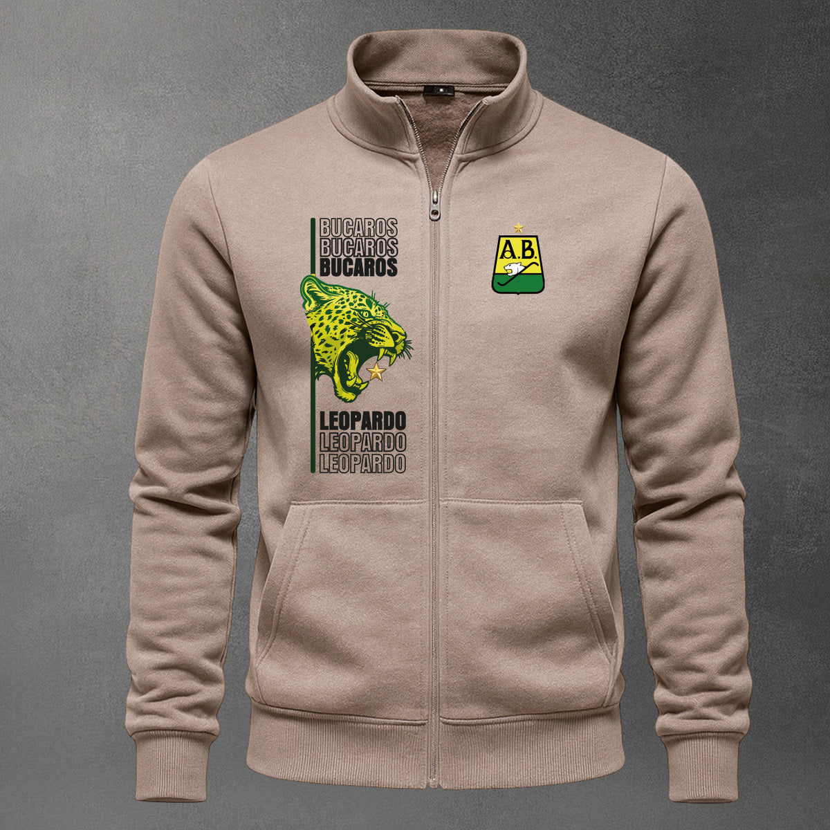 Buzo Cuello Alto Bordado Bucaramanga, Horma Dama y Hombre - detalle