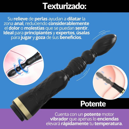 Vibrador Anal Con Plug Recargable - vista alternativa