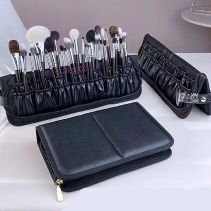 Set Profesional 24 Brochas de Maquillaje con Estuche - Soft - vista lateral
