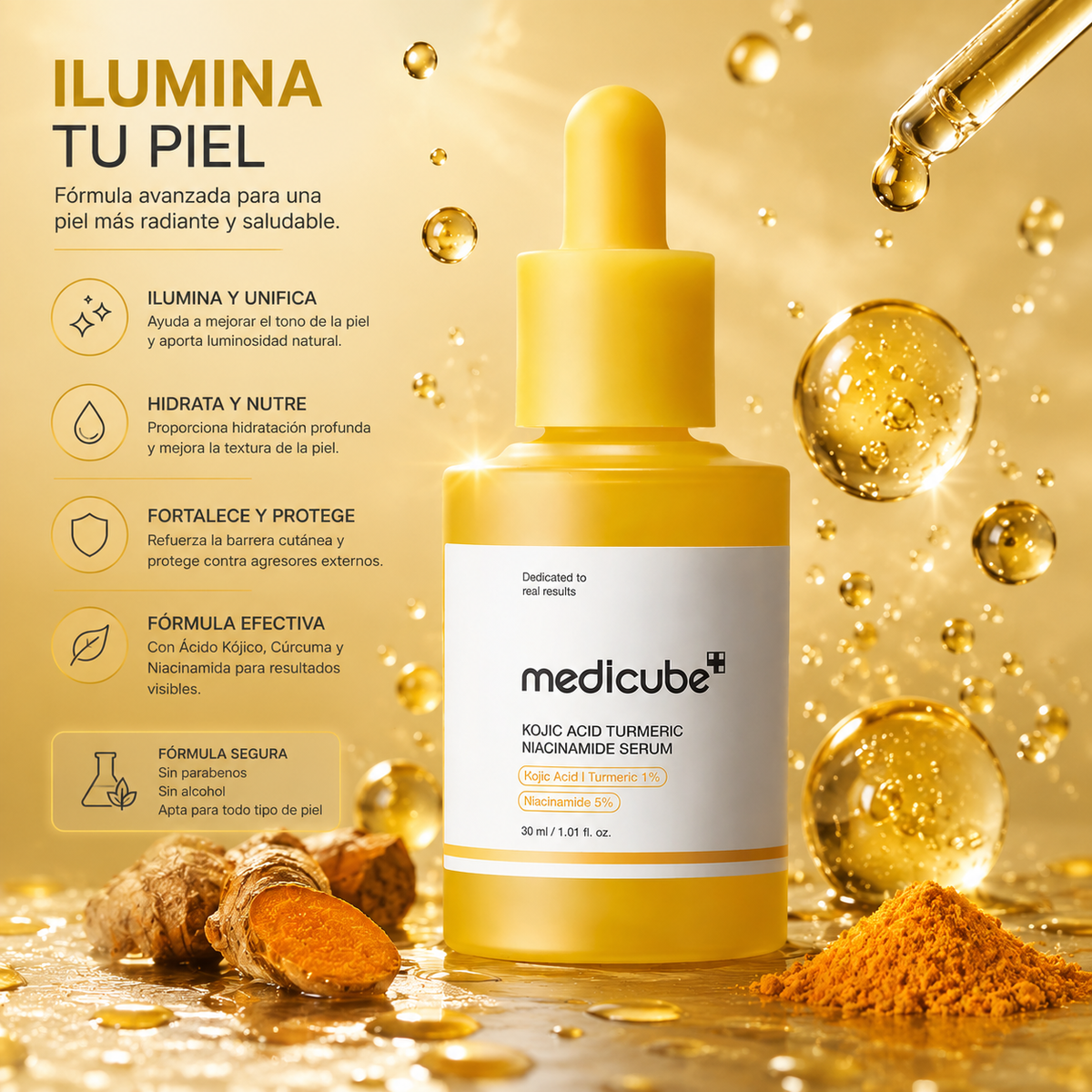 Sérum Iluminador Medicube ácido Kójico X2 – Antimanchas - detalle