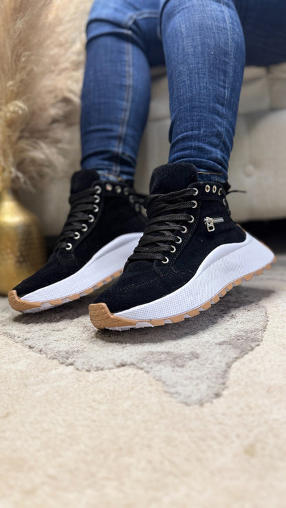 Botas de Carnaza para Mujer con Cierre y Plantilla Confort - detalle