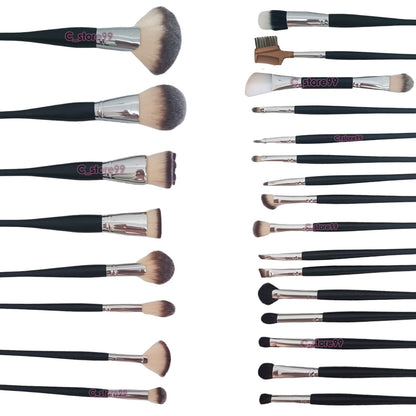 Set Profesional 24 Brochas de Maquillaje con Estuche - Soft - detalle