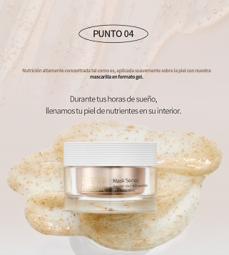 Mascarilla de Oro Absolute 24K Atomy – Antiedad Nocturna - vista lateral