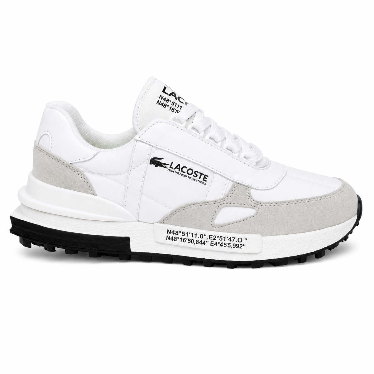 Tenis Lacoste N48 Caballero: Perfil Clásico con Toque - vista alternativa