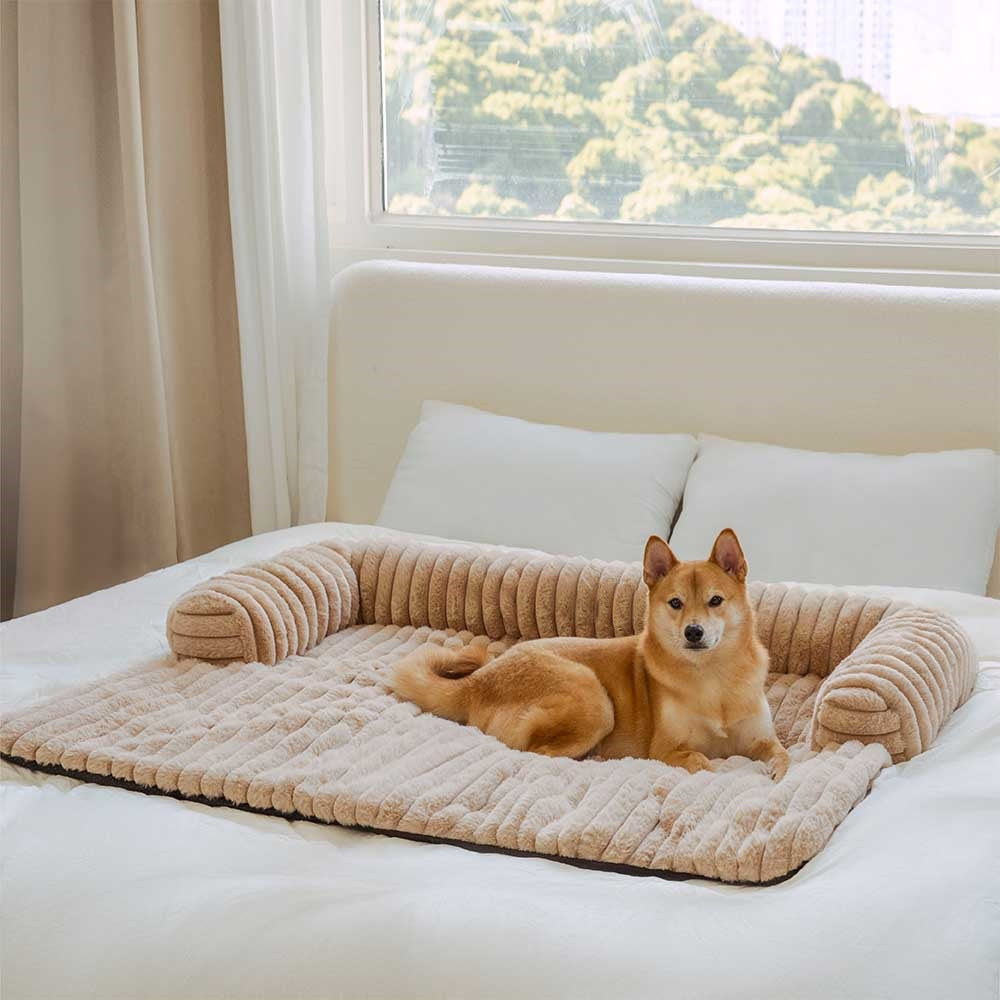 Combo Corral Plegable y Cama Suave para Mascotas - vista frontal