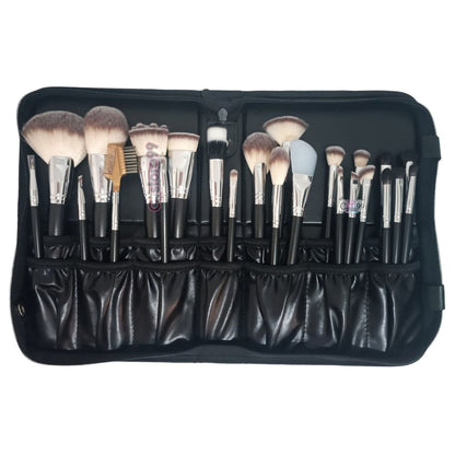Set Profesional 24 Brochas de Maquillaje con Estuche - Soft - vista frontal