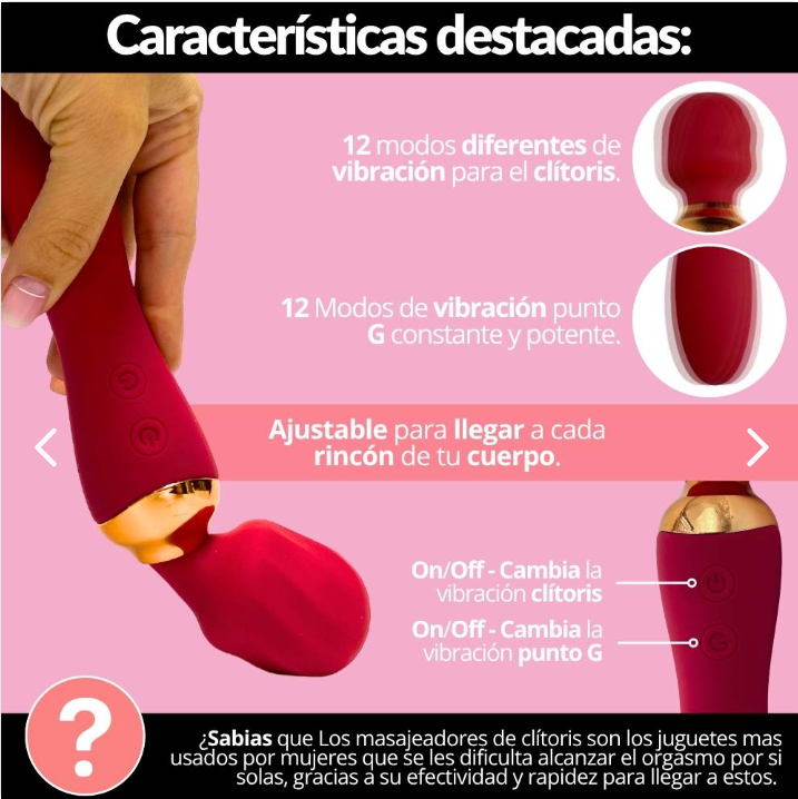 Vibrador Clásico Masajeador HIT020 – Potencia Tradicional