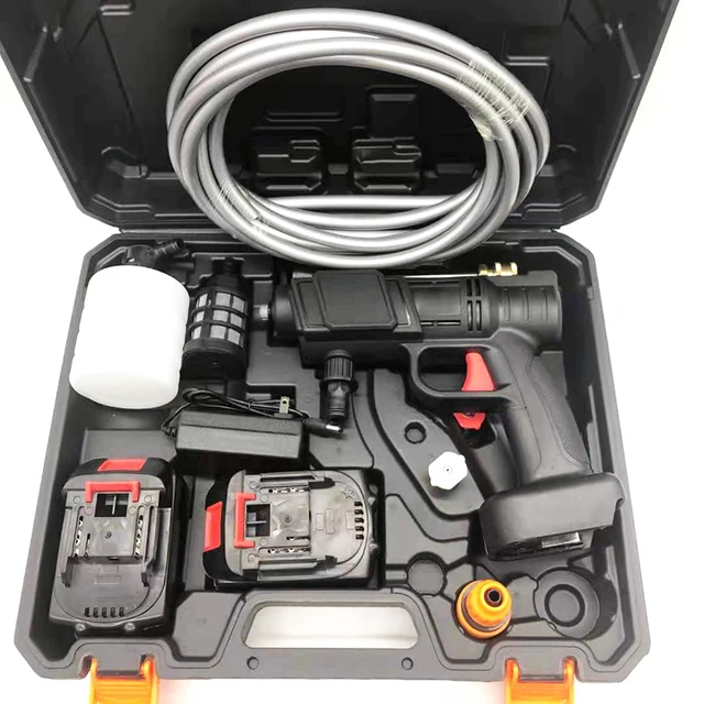 Hidrolavadora Inalámbrica 48V Con 2 Baterías - vista lateral