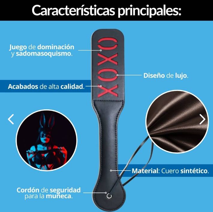 Paleta Sometedora BDSM SOM059 – Juego De Dominio