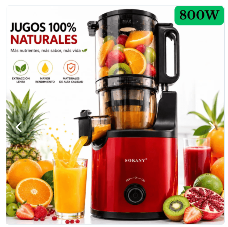 Extractor de Jugos Silencioso de Alta Calidad - vista alternativa