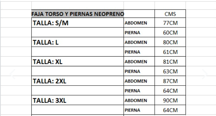 Faja Torso y Piernas Neopreno | Sudoración Intensiva para Fitness