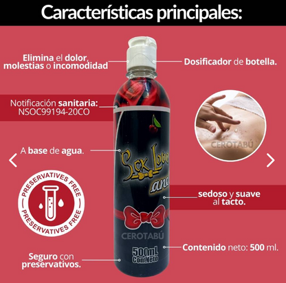 Lubricante Anal Dilatador 500mL LUB031 – Confort Anal