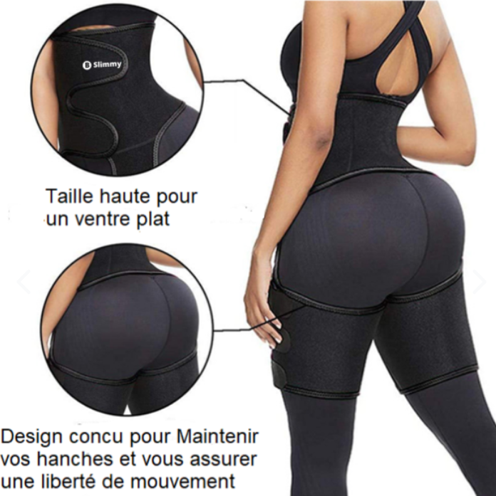 Faja Torso y Piernas Neopreno | Sudoración Intensiva para Fitness