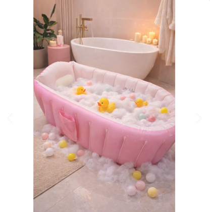 Bañera Inflable Para Bebés Portátil - detalle