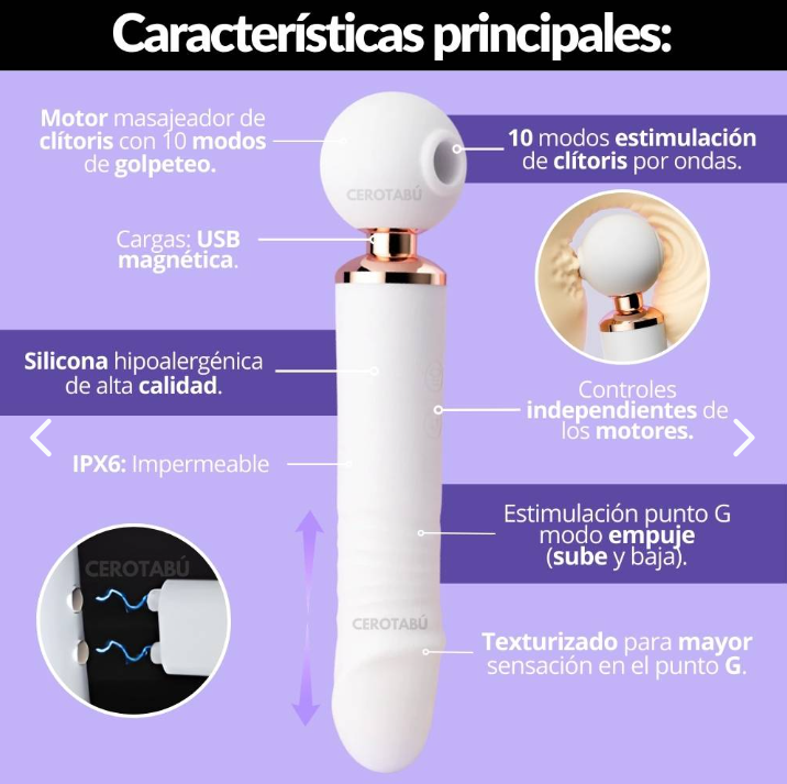 Vibrador Masajeador Clítoris HIT035 – Estimulación Precisa