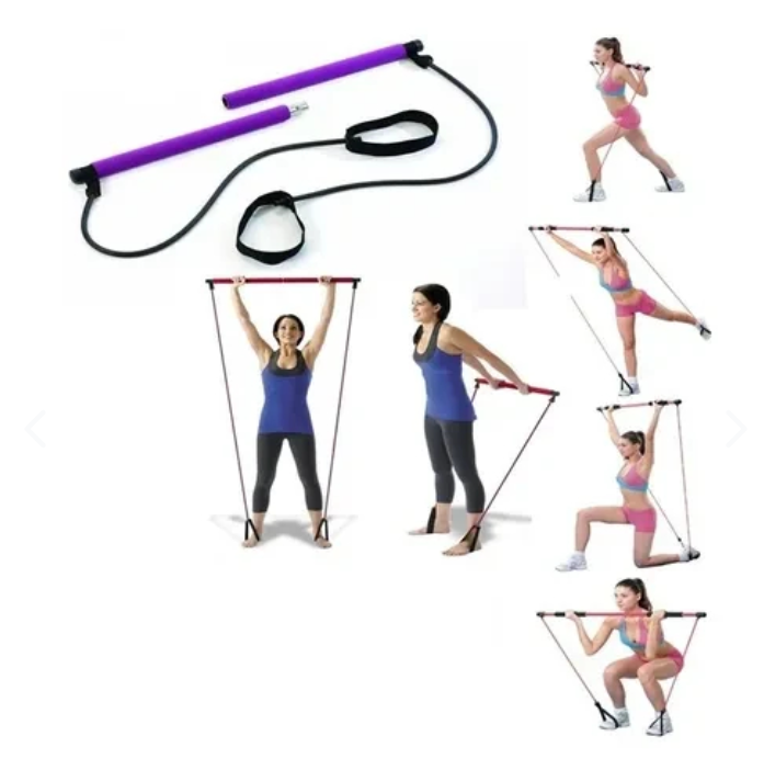 Barra de Pilates 120cm | Barra Corporal Fitness | Ligera