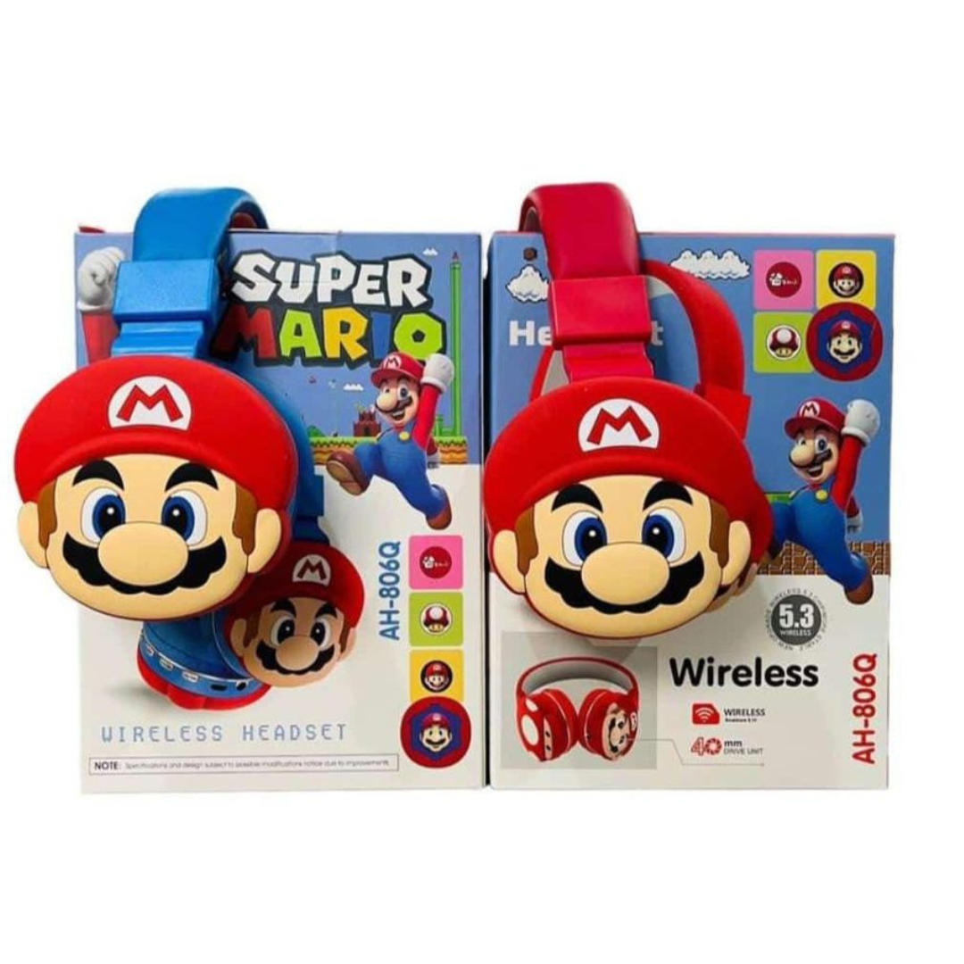 Diadema Bluetooth Super Mario Bros — Sonido Estéreo y Manos Libres