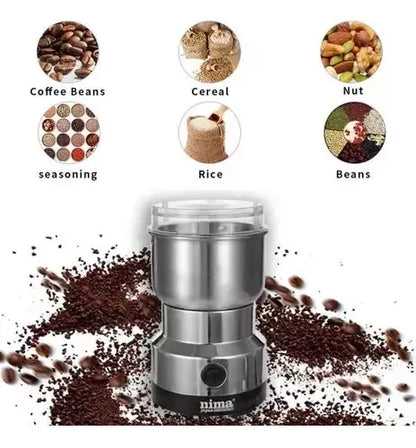 Molino Moledor de Cafe Electrico Mini - Acero Inoxidable 50-100g