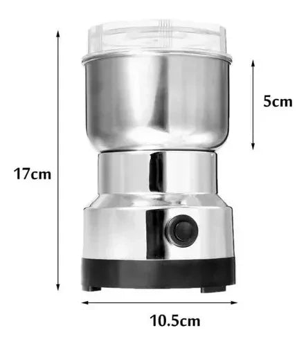 Molino Moledor de Cafe Electrico Mini - Acero Inoxidable 50-100g