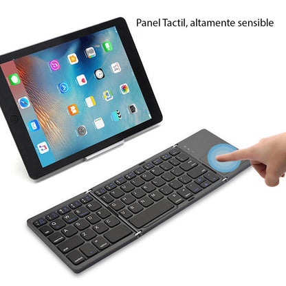 Teclado Inalámbrico Bluetooth Ultra Delgado: Productividad Portátil