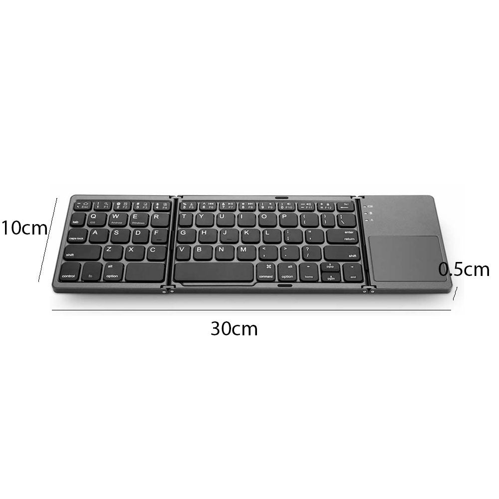 Teclado Inalámbrico Bluetooth Ultra Delgado: Productividad Portátil