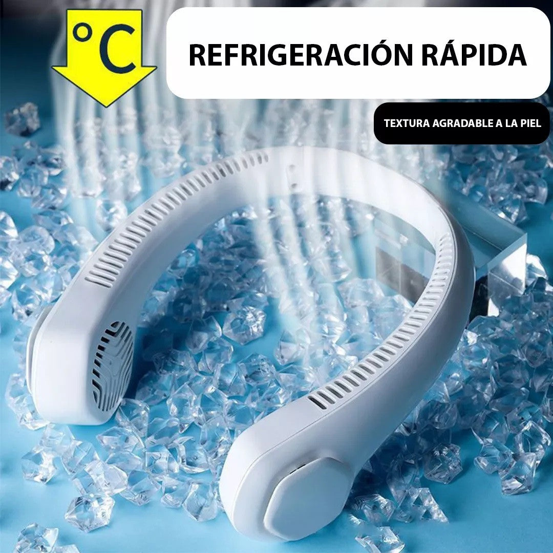 Ventilador Portátil de Cuello Recargable: Frescura Personal