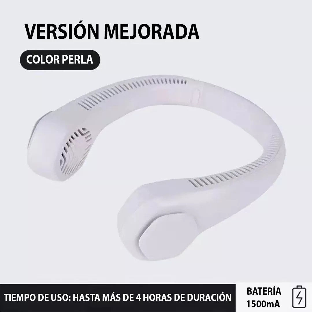 Ventilador Portátil de Cuello Recargable: Frescura Personal