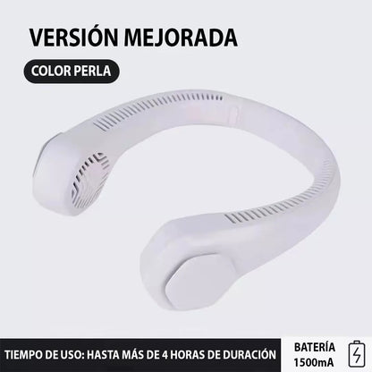 Ventilador Portátil de Cuello Recargable: Frescura Personal