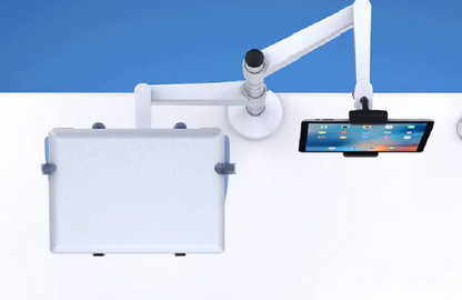 Soporte Holder Ajustable para Computador y Laptop — Brazo de Aluminio Ergonómico