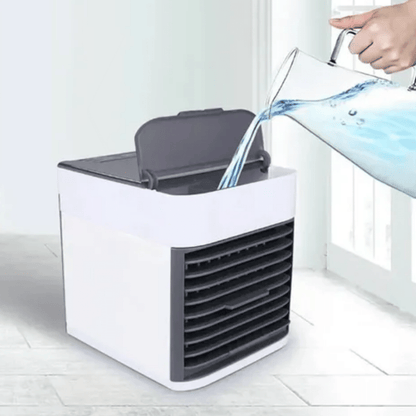 Aire Acondicionado Personal 3 en 1 — Refrigera, Humidifica y Purifica
