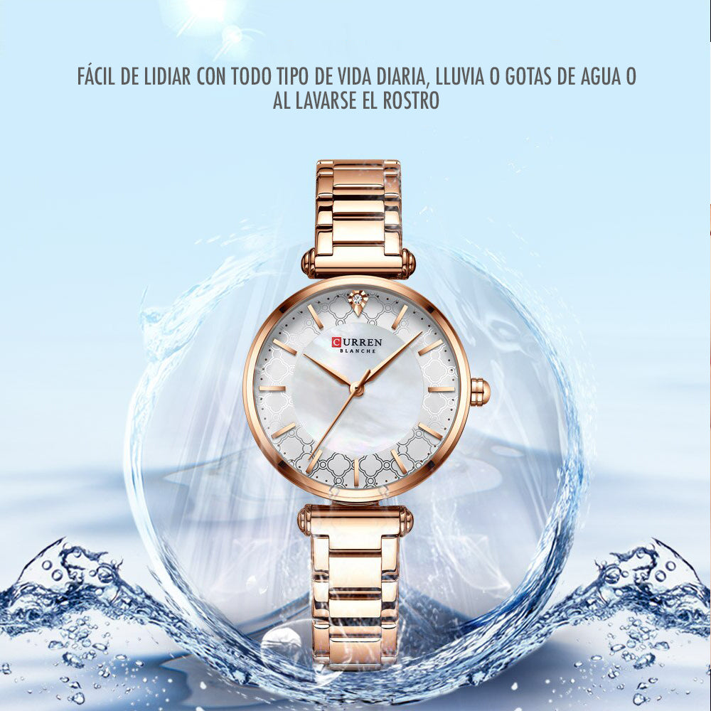 Reloj Curren 9072 — Diseño Minimalista para Mujer