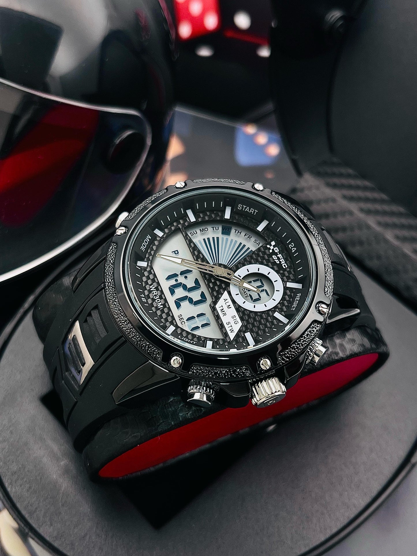 Reloj G-Force Moto-GP — Estilo Racing
