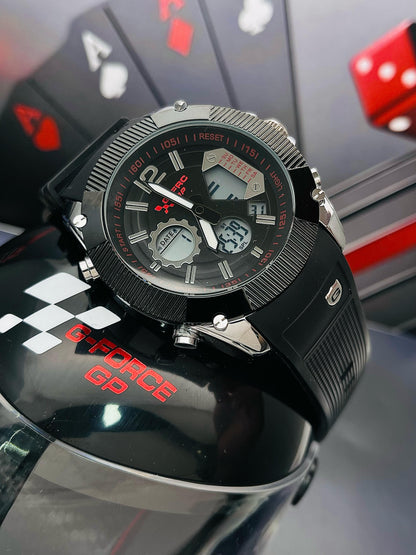 Reloj G-Force Moto-GP — Estilo Racing